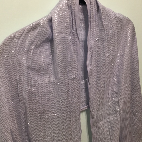Silver Metalic Scarf - Picture 2 of 7